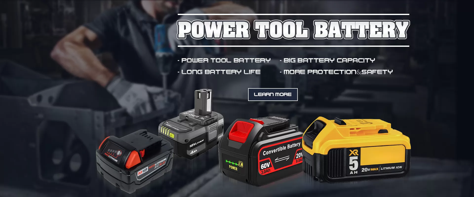 Cordless Tool Battery Packs