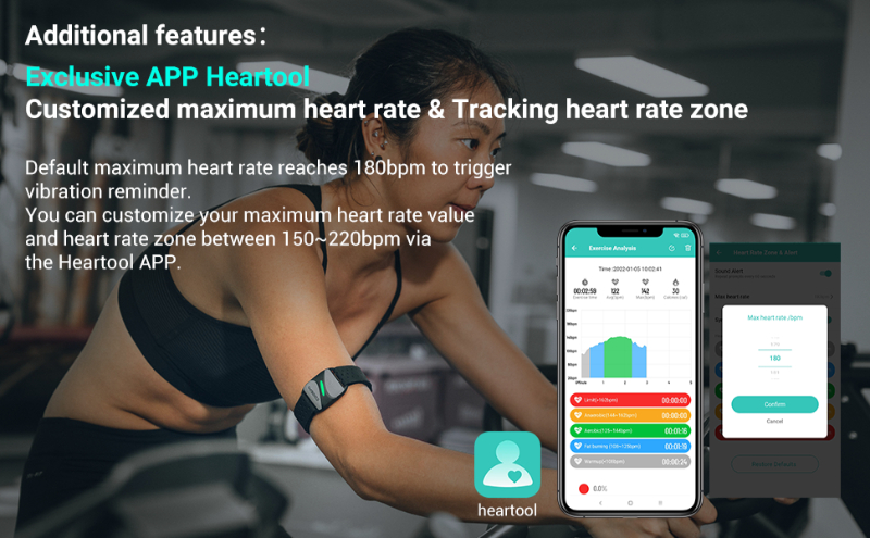 Heart Rate Monitor Armband HW807