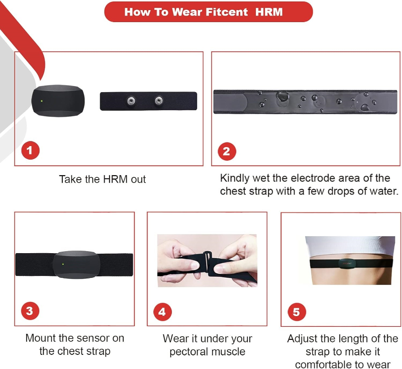 Heart Rate Monitor Chest Strap