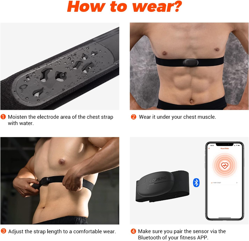 Heart Rate Monitor Chest Strap H6M