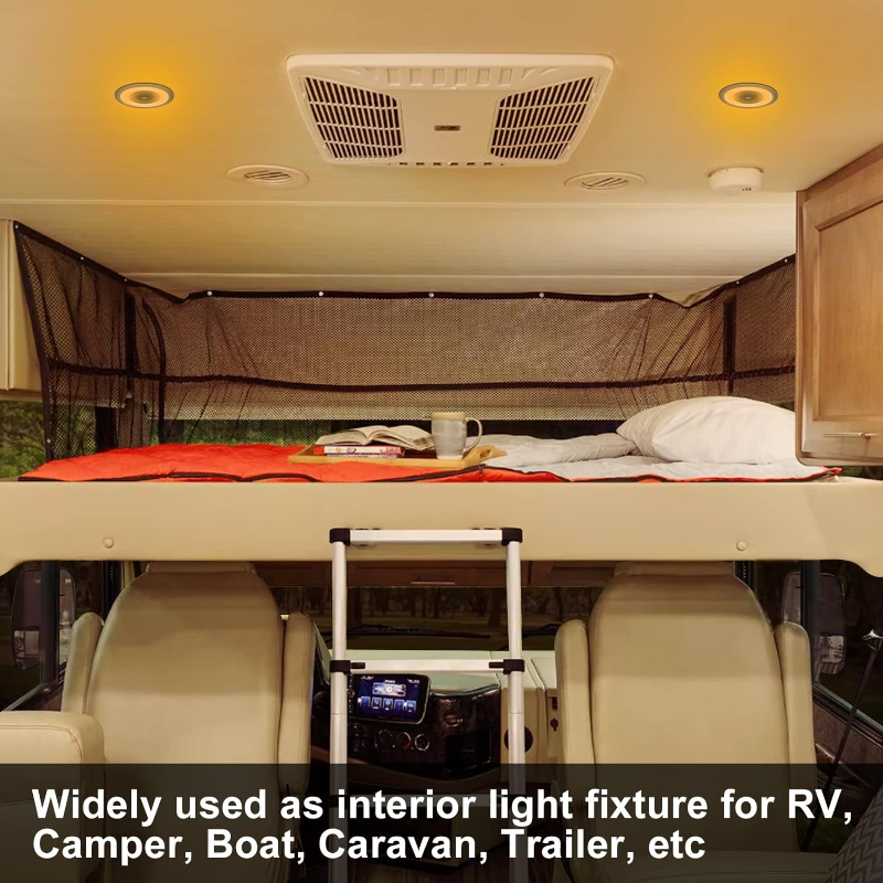 RV Boat LED Ceiling Dome Light 12V