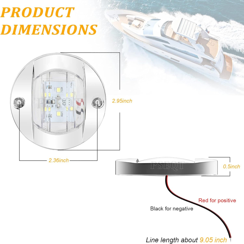 LED Marine Boat Deck Lights