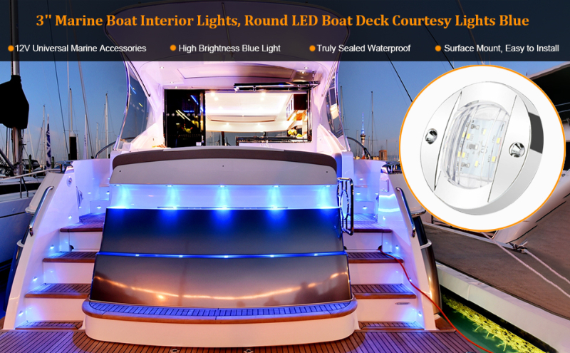 LED Marine Boat Deck Lights