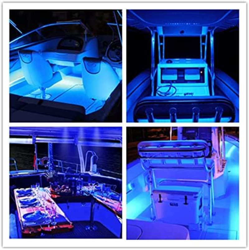 Boat Led Strip Lights 24 inch Marine Boat Interior Courtesy Deck Navigation Lights