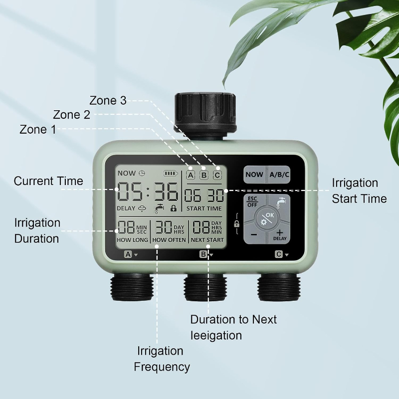 Watering Timer 3 Zone