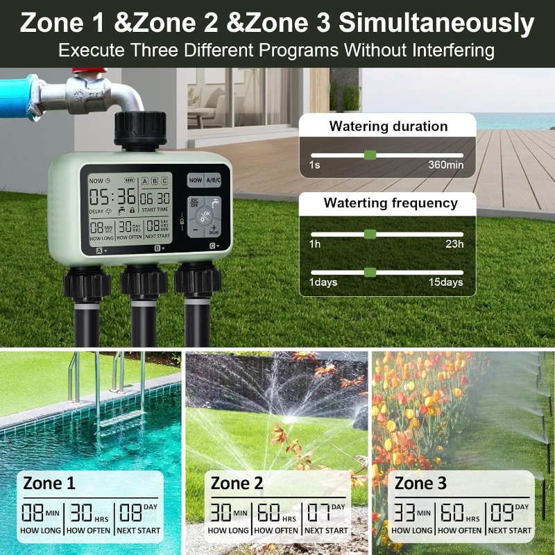 Watering Timer 3 Zone