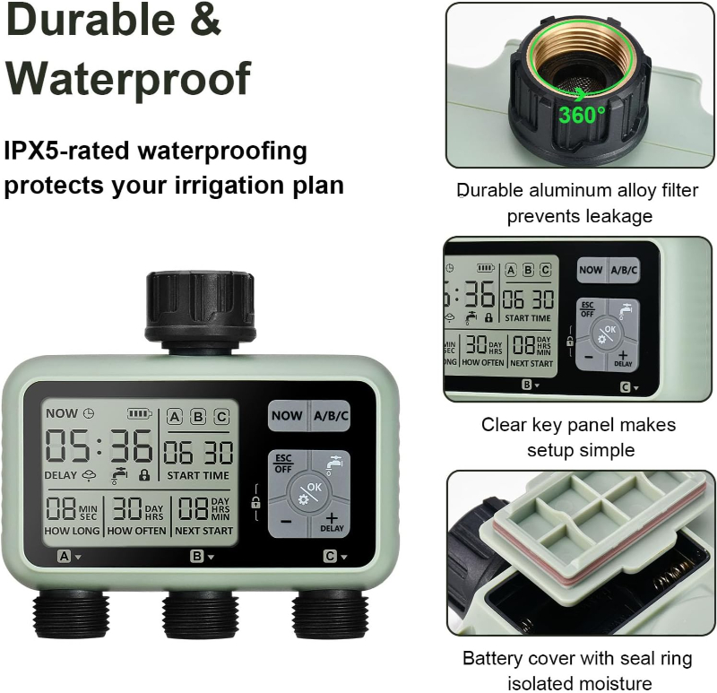 Watering Timer 3 Zone