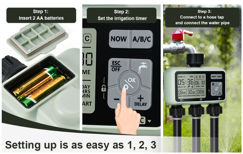 Watering Timer 3 Zone