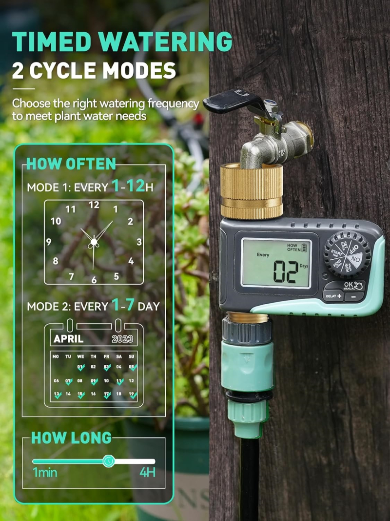 Sprinkler Timer with Brass Inlet