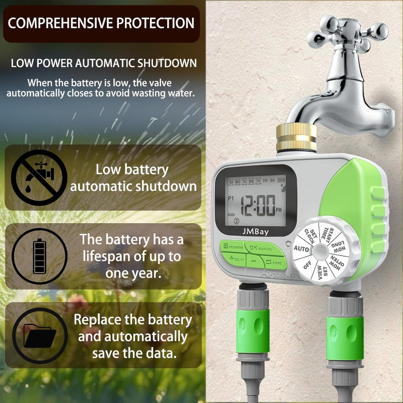 Sprinkler Timer Water Timer for Garden Hose 2 Zone