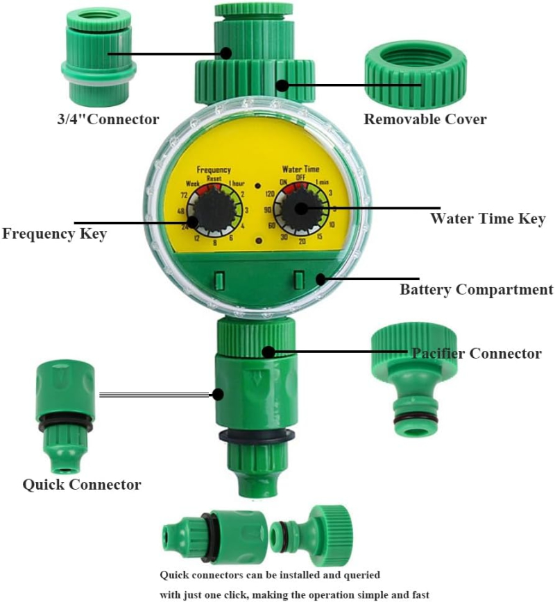 Sprinkler Timer - Knob Hose Water Timer Perfect for Automatic Watering