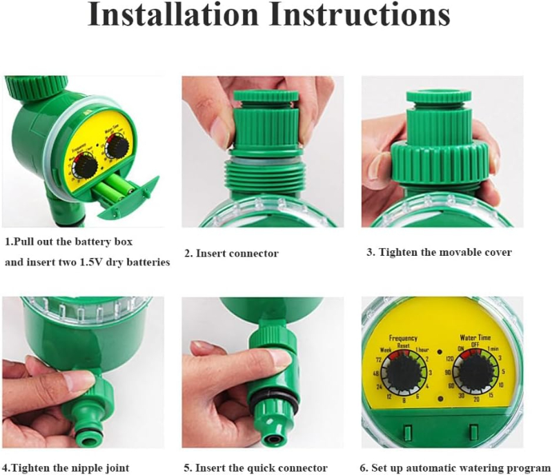 Sprinkler Timer - Knob Hose Water Timer Perfect for Automatic Watering