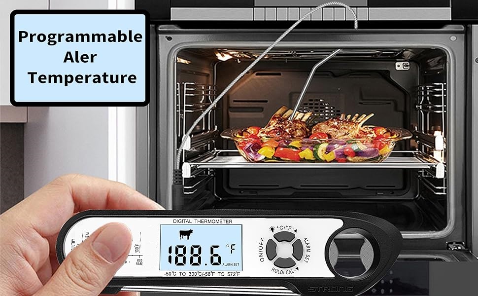 2~3S Instant Read Cooking Meat Thermometer