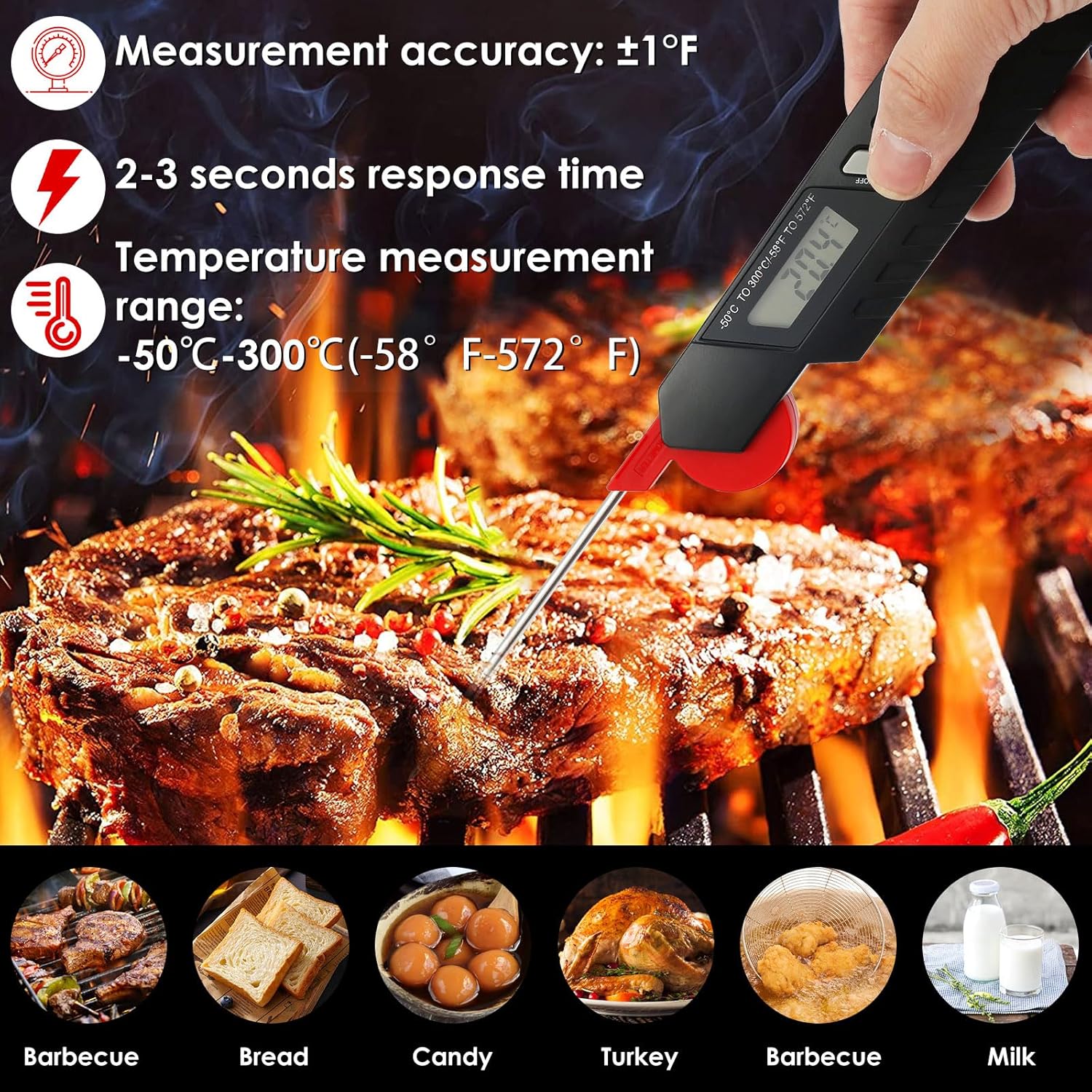 Instant Read Meat Thermometer