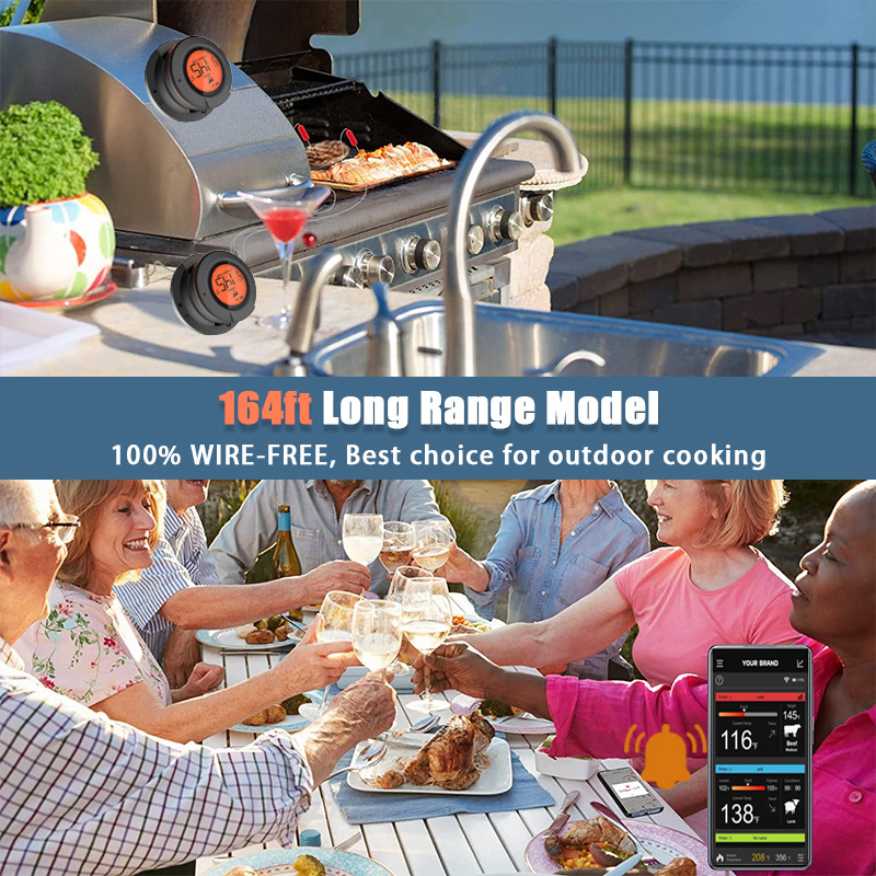 Bluetooth BBQ Meat Thermometer