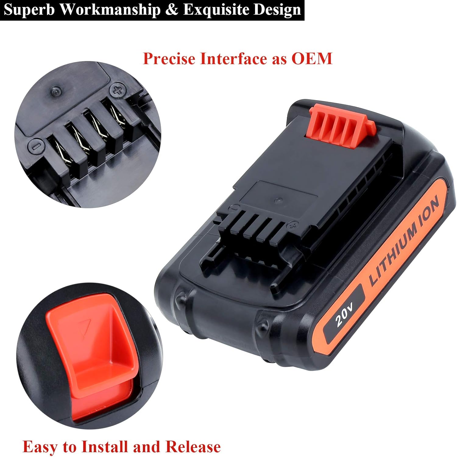 BLACK DECKER Power Tool Battery