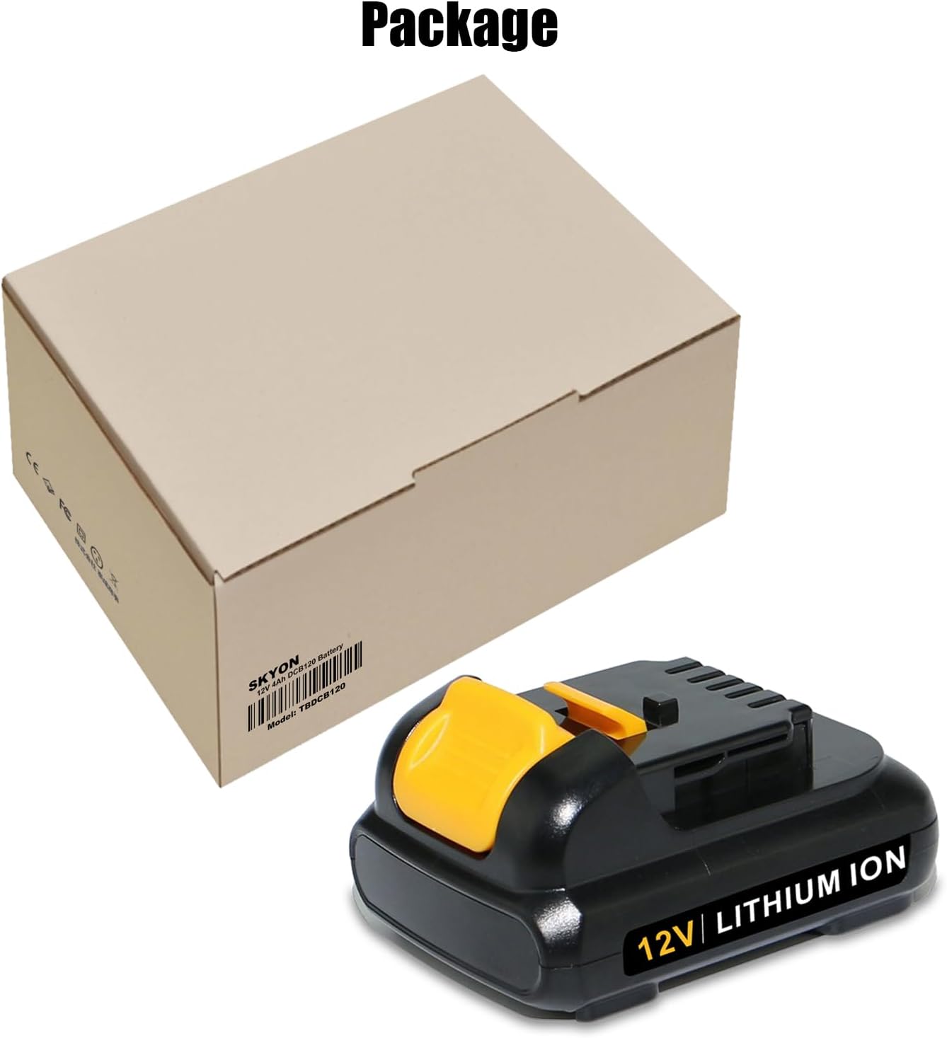 Power Tool Lithium ion Battery Pack for Dewalt