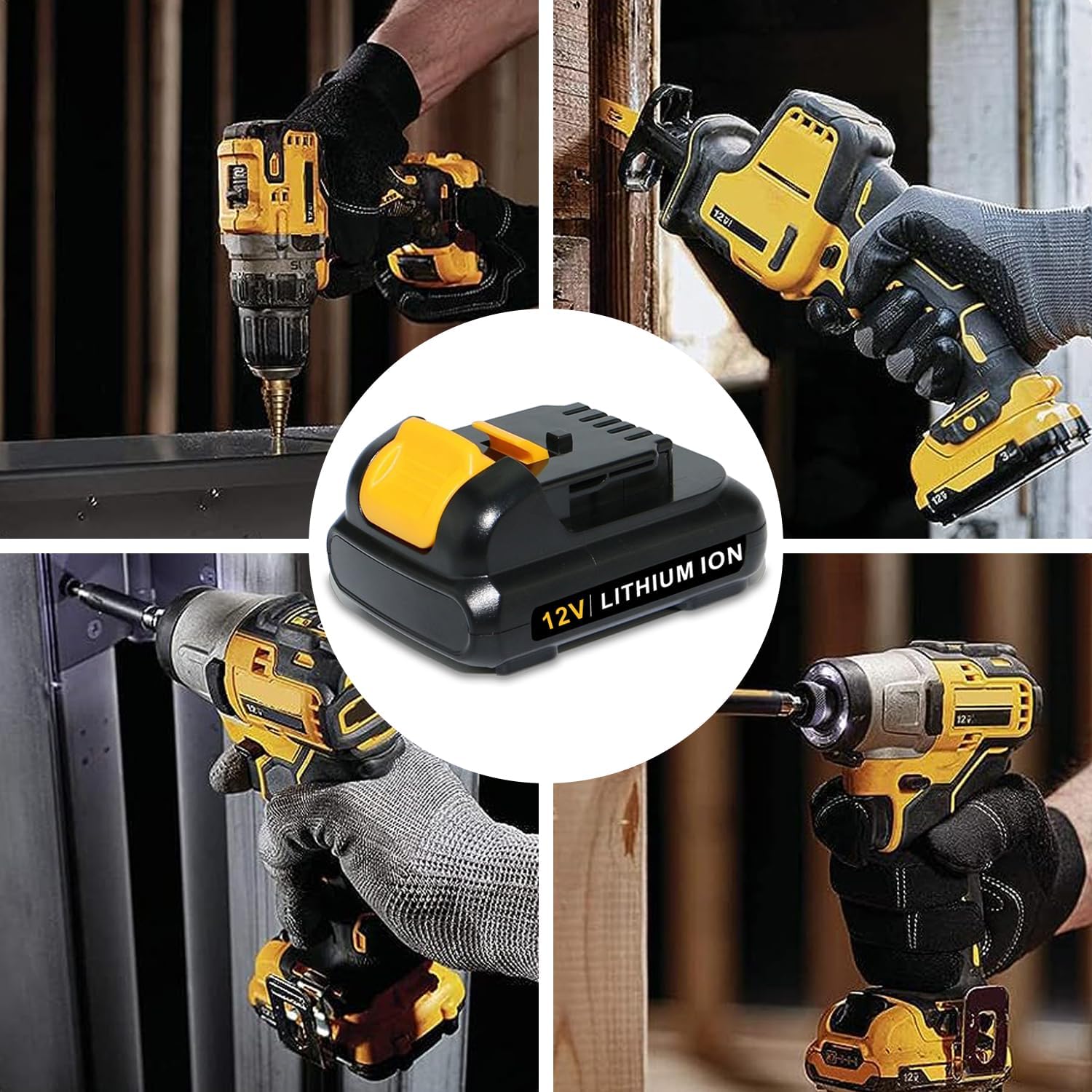 Power Tool Lithium ion Battery Pack for Dewalt