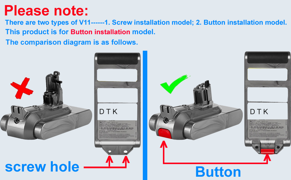 Power Tool Lithium-ion BATTERY REPLACEMENT Pack FOR Dyson V11