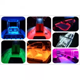 Boat Led Strip Lights 24 inch Marine Boat Interior Courtesy Deck Navigation Lights