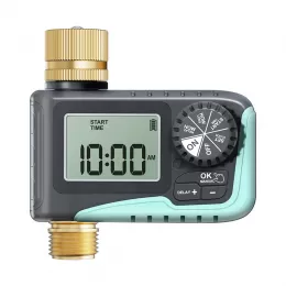 Sprinkler Timer with Brass Inlet & Outlet