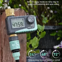 Sprinkler Timer with Brass Inlet & Outlet