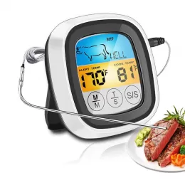 Meat Thermometer Digital Touchscreen Cooking Food Thermometer Instant Read Thermometer for Meat Cooking in Grill Smoker BBQ