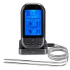 Meat Thermometer LCD Digital BBQ Thermometer Cooking Utensils Set Wireless Smoker Oven Thermometer with Clock Timer