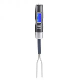 Meat BBQ Grill Cooking 304 Stainless Steel Fork Thermometer