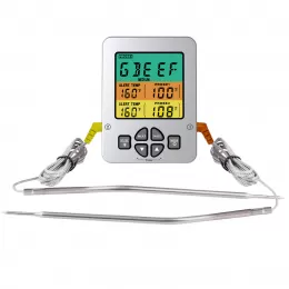 Dual Probe Digital Cooking Meat Thermometer