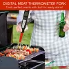 Digital Meat Thermometer Fork