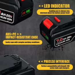 Replacement for Dewalt 20V Max Battery Lithium Ion