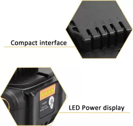 Replacement Battery Compatible with Dewalt