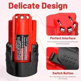 Replacement Battery Compatible with Milwaukee