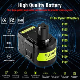 Replacement Battery for Ryobi